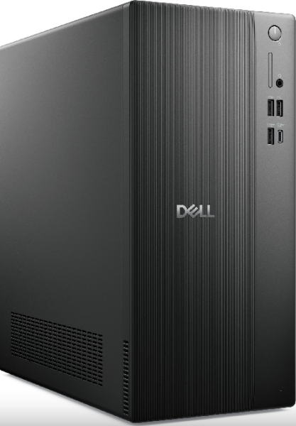 Компютър Dell Tower ECT1250, Intel Core i5-14400 10C (1.80 / 4.70 GHz, 20 MB Cache), Intel UHD Graphics 730, 8GB DDR5, 512GB SSD M.2 NVMe, Ubuntu