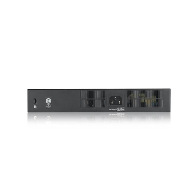 Суич ZyXEL GS1920-8HPv2, 10 Port Smart Managed Switch 8x Gigabit Copper and 2x Gigabit dual pers., hybrid mode, standalone or NebulaFlex Cloud, 130 Watt PoE, fanless