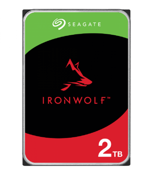 Твърд диск SEAGATE NAS HDD 2TB IronWolf 5400rpm 6Gb/s SATA 256MB, 3.5" (8.89 cm)