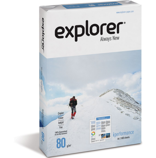 Хартия NAVIGATOR, Explorer A4 80 g/m2, 500 листа