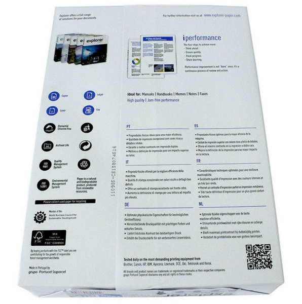 Хартия NAVIGATOR, Explorer A4 80 g/m2, 500 листа