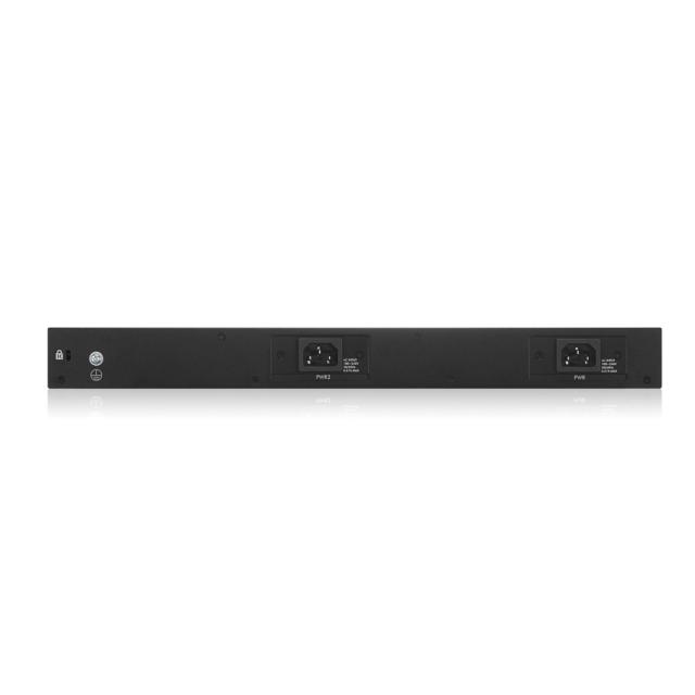 Комутатор ZyXEL XGS4600-32 L3 Managed Switch, 28 port Gig and 4x 10G SFP+, stackable, dual PSU