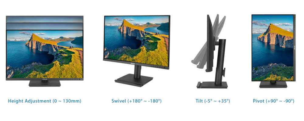 Монитор ASUS BE248CFN Docking Monitor, 24.1" (61.13cm) WUXGA IPS/ LED/ Anti-Glare display, 5ms (GTG), 100Hz, 350cd/m2, HDMI, DP, USB hub, USB-C Docking, RJ45 LAN