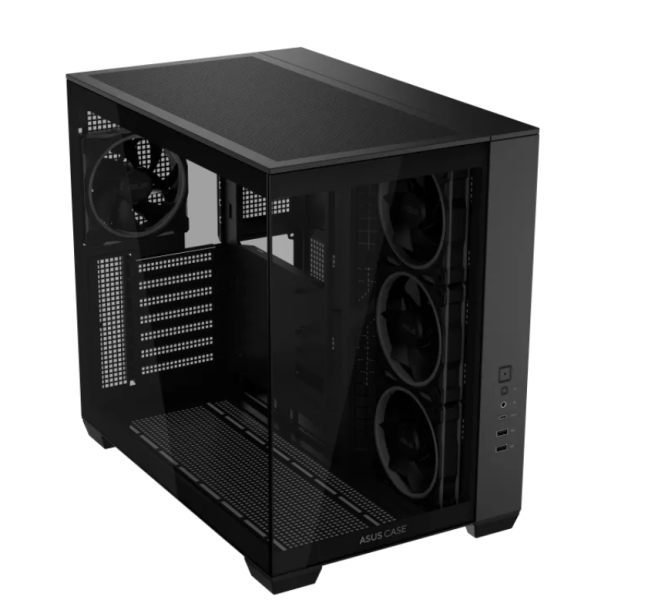 Кутия ASUS A32 PLUS Tempered Glass, Middle Tower, 2 x USB 3.0, 1 x USB 3.2 Type-C, 1 x headphone / Microphone, ATX / Micro ATX / Mini-ITX, черна