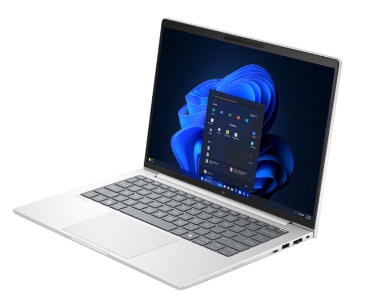 Лаптоп HP EliteBook 8 G1i AI, Intel Core Ultra 7 255U 12C (1.7 / 5.2 GHz, 12MB Cache), 14.0" (35.56 cm) 2.5K IPS, 120Hz, 32GB DDR5, 1TB M.2 NVMe SSD, Windows 11 Pro