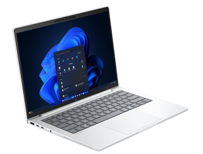 Лаптоп HP EliteBook 8 G1i AI, Intel Core Ultra 7 255U 12C (1.7 / 5.2 GHz, 12MB Cache), 14.0" (35.56 cm) 2.5K IPS, 120Hz, 32GB DDR5, 1TB M.2 NVMe SSD, Windows 11 Pro