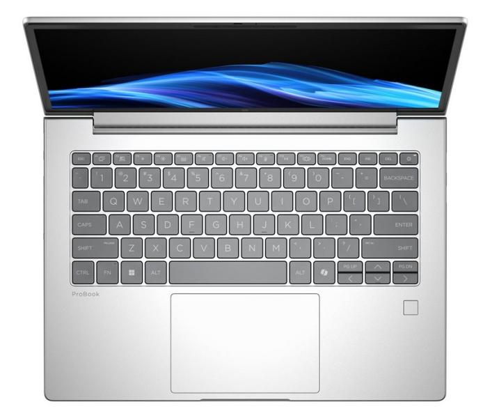 Лаптоп HP ProBook 4 G1i 16 AI, Intel Core Ultra 7 255U 12C (1.7 / 5.2 GHz, 12 MB cache), 16.0" (40.64 cm), WUXGA IPS, Intel Arc 4 Core, 16GB DDR5, 512GB M.2 NVMe SSD, Free DOS