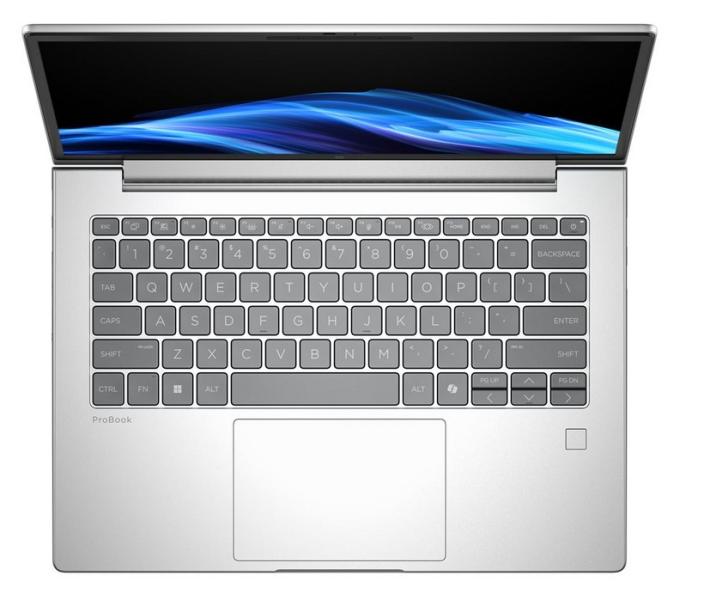 Лаптоп HP ProBook 4 G1i 16 AI, Intel Core Ultra 5 225U 12C (2.4 / 4.8 GHz, 12MB Cache), 16.0" (40.64 cm), WUXGA IPS, Intel Arc 4 Core, 16GB DDR5, 512GB M.2 NVMe SSD, Free DOS