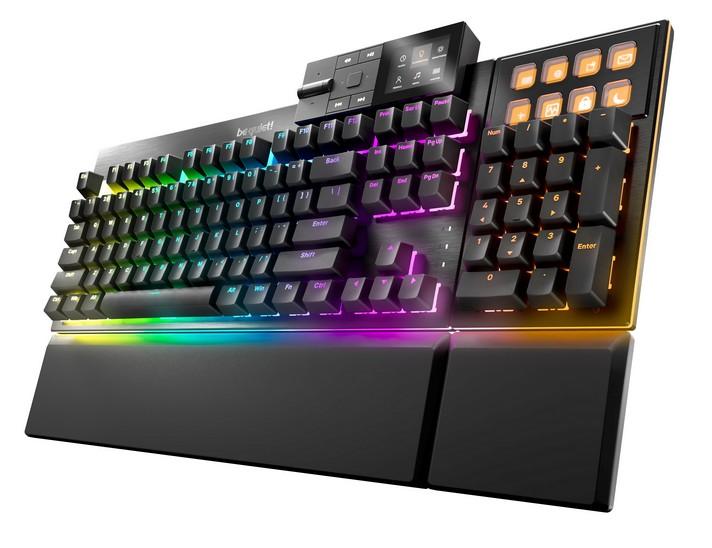 Геймърскa механична клавиатура Be quiet! Professional Gaming DARK MOUNT, ARGB, Silent Tactile Switches, USB