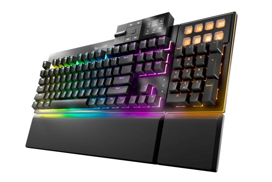 Геймърскa механична клавиатура Be quiet! Professional Gaming Dark Mount Silent Linear Switches, USB