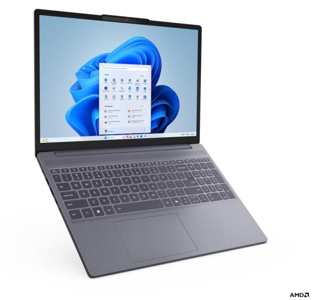 Лаптоп Lenovo IdeaPad Slim 3 15ARP10, AMD Ryzen 7 7735HS 8C (3.2 / 4.7 GHz, 16MB Cache), 15.3" (38.86 cm) WUXGA IPS, AMD Radeon 680M, 16GB DDR5, 512GB M.2 NVMe SSD, Free DOS