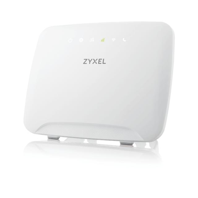 Рутер ZyXEL 4G LTE Cat4 802.11ac WiFi Router, 150Mbp LTE, 4GBE LAN, Dual-band AC1200 MU-MIMO, optional ext. LTE antenna