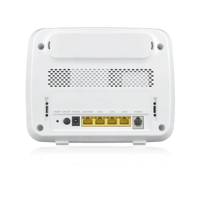 Рутер ZyXEL 4G LTE Cat4 802.11ac WiFi Router, 150Mbp LTE, 4GBE LAN, Dual-band AC1200 MU-MIMO, optional ext. LTE antenna