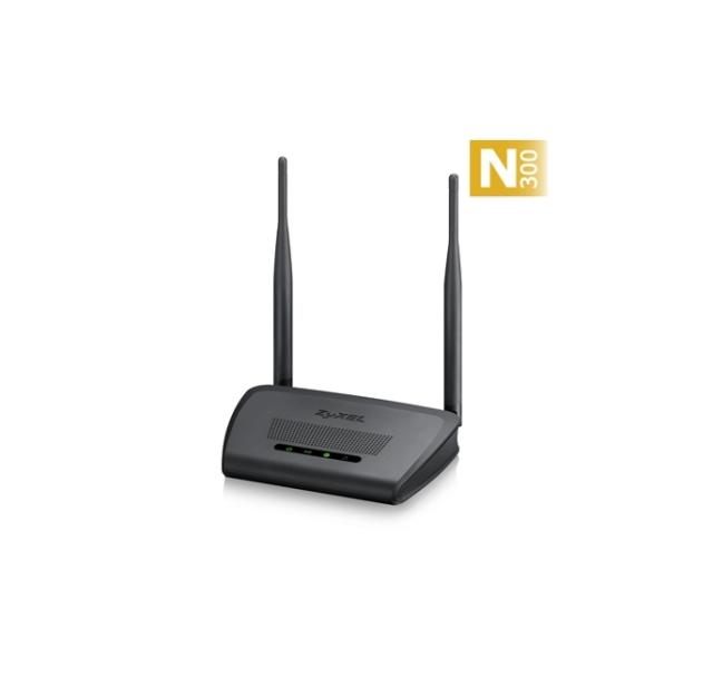 Рутер ZyXEL NBG-418N v2, Router Wireless 802.11n (300Mbps), 4x10/100Mbps, WPA2, 2x 5dBi antenna
