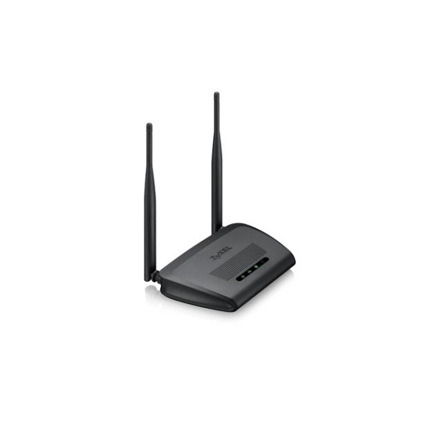 Рутер ZyXEL NBG-418N v2, Router Wireless 802.11n (300Mbps), 4x10/100Mbps, WPA2, 2x 5dBi antenna