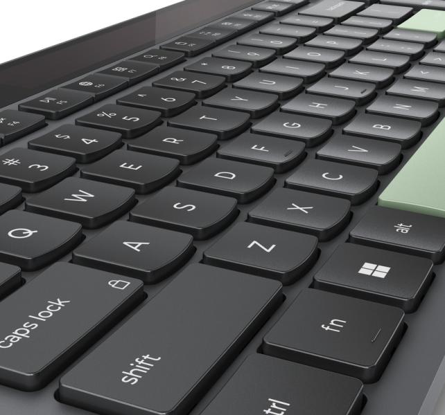 Клавиатура LENOVO Self-Charging, соларен панел, Bluetooth, USB Type-C