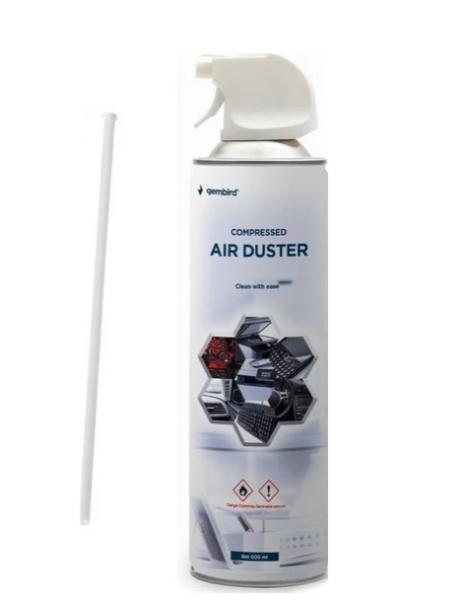 Спрей с компресиран въздух Gembird Compressed Air Duster, 400 ml