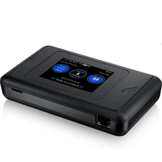 Рутер преносим ZyXEL 5G NR, 1800Mbps, 2.4GHz (574Mbps / 5GHz (1200 Mbps), Wireless AX, 1 x LAN 1000