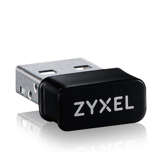 Безжичен Nano Wireless адаптер ZyXEL NWD6602, AC1200 Dual-Band 2.4Ghz (300 Mbps)/5GHz (867 Mbps), USB 2.0