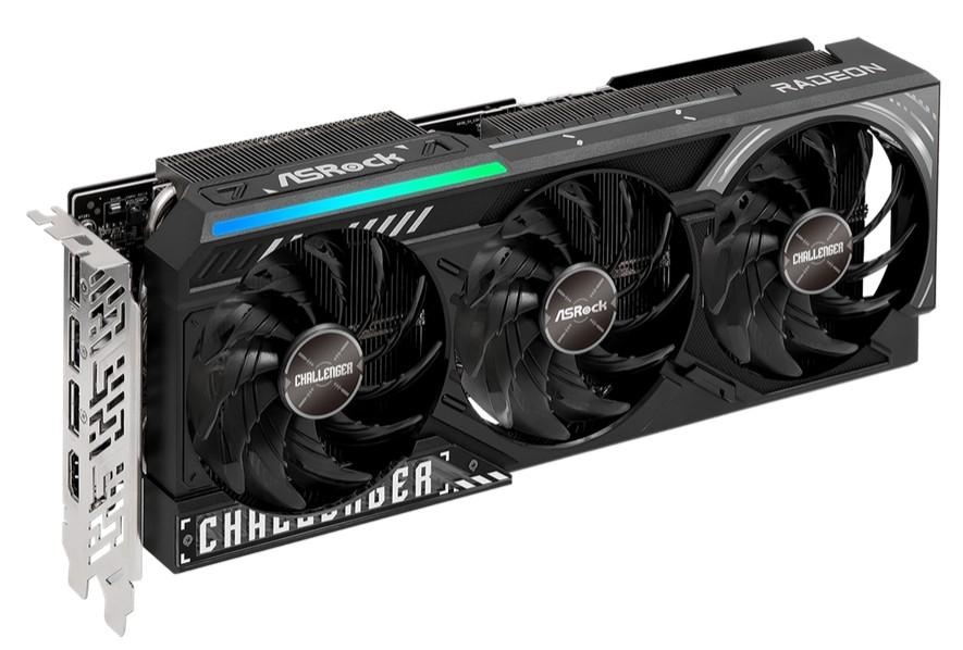 Видео карта ASRock AMD Radeon RX 9070 XT Challenger 16GB GDDR6, 256-bit, HDMI, 3x DP