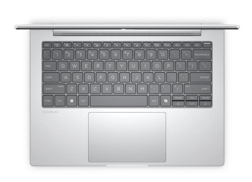 Лаптоп HP EliteBook 8 G1i AI, Intel Core Ultra 7 255U 12C (1.7 / 5.2 GHz, 12MB Cache), 14.0" (35.56 cm) WUXGA, 60 Hz, 16GB DDR5, 512MB M.2 NVMe SSD, Windows 11 Pro