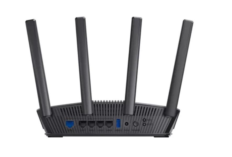 Рутер ASUS RT-BE82U Dual-Band WiFi 7, Smart AiMesh, WAN x 1 RJ45 2.5G, LAN x 4 RJ45 2.5G, USB