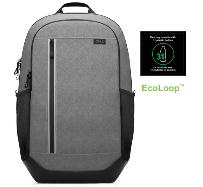 Раница Dell Plus EcoLoop Urban Backpack, до 14-16" (40.64 cm)