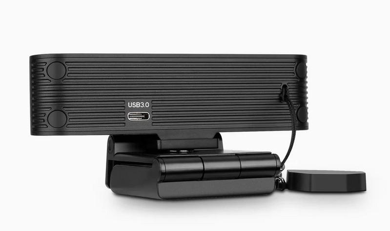 Уеб камера ROCWARE RC16, 4K UHD, 110 градуса, 8x зуум, USB-C