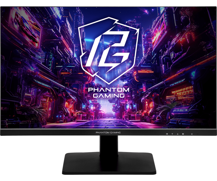 Монитор ASRock PGO27QFS, 27" (68.58cm) FHD IPS Display, 520Hz, 1.0ms, 1000:1, 400cd/m2, HDMI, DP, USB