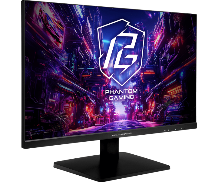 Монитор ASRock PGO27QFS, 27" (68.58cm) FHD IPS Display, 520Hz, 1.0ms, 1000:1, 400cd/m2, HDMI, DP, USB