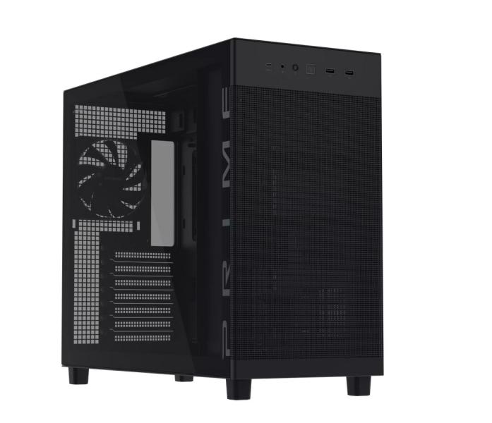 Кутия ASUS PRIME AP303 TG, Middle Tower, 2 x USB 3.2, 1 x USB Type C 3.2, 1 x headphone / Microphone, ATX / Micro-ATX / Mini-ITX