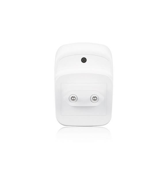 Безжичен усилвател ZyXEL WRE2206, Wireless N300 (802.11n 300Mbps) Range Extender/Repeater, Direcplug design, 1x 10/100Mbps LAN port, WPS button, WEP/WPA/WPA2