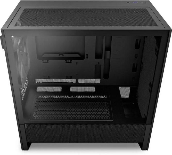 Кутия NZXT H3 Flow 2025, Tower, 1 x USB 3.2 Gen 2, 1 x USB-C, 1 x HD Audio , Micro-ATX, Mini-ITX