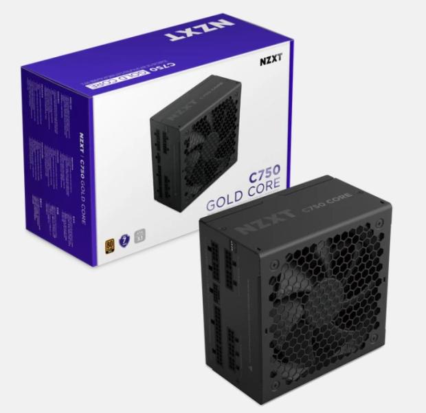 Захранване NZXT C750 Core, 750W, Active PFC, ATX 3.1, 80 PLUS GOLD, Fully Modular