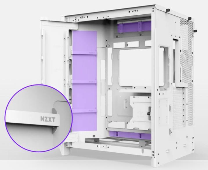 Кутия NZXT H9 Flow Dual-Chamber White, Mid Tower, 2 x USB 3.2. 1 x USB Type-C 3.2, 1 x HD Audio, E-ATX / ATX / Micro ATX / Mini ITX