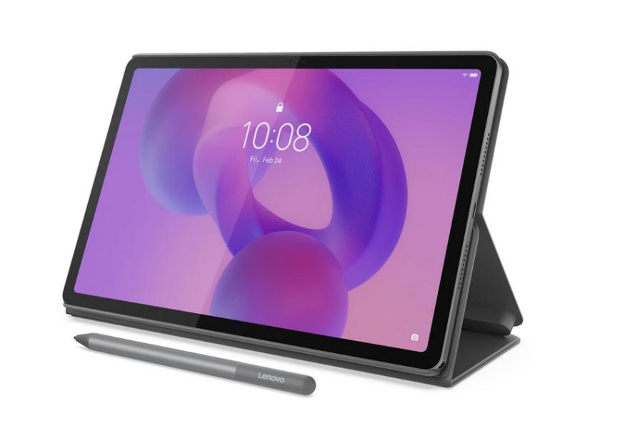 Таблет Lenovo Idea Tab, 11.0" (27.94 cm) 2.5K IPS Anti-glare, 90Hz, Touchscreen, MediaTek Dimensity 6300, 8GB LPDDR4x, 256GB UFS 4.0, Android 15, Luna Grey