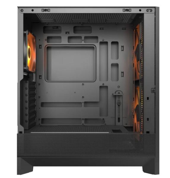 Кути COUGAR AIRFACE 180 PC Case Black, Mid Tower, 2 x USB 3.0, 1 x USB Type-C 3.2, Mic x 1 / Audio x 1, Mini ITX / Micro ATX / ATX