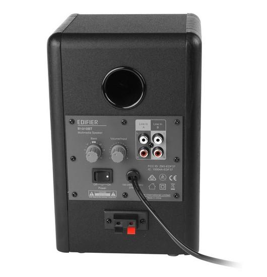 Тонколони Edifier R1010BT, 2.0, 24W RMS (12W + 12W), Bluetooth, RCA, черни