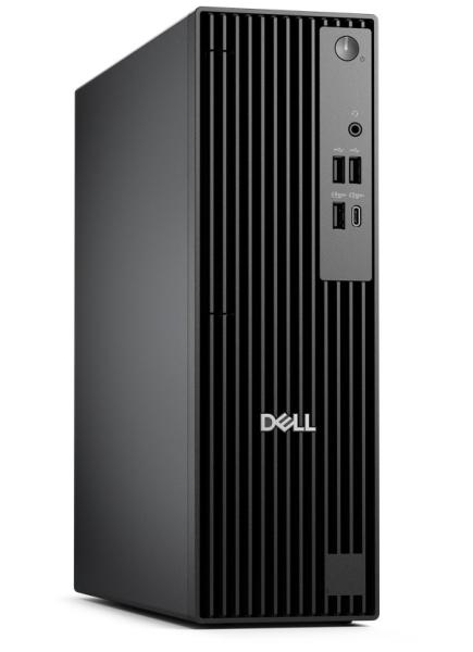 Компютър Dell Pro Slim QCS1250, Intel Core Ultra 5 235 14C (2.9 / 5.0 GHz, 24 MB Cache), Integrated Graphics, 16GB DDR5, 512GB SSD M.2 NVMe, WiFi+BT, BG KBD+Mouse, Ubuntu