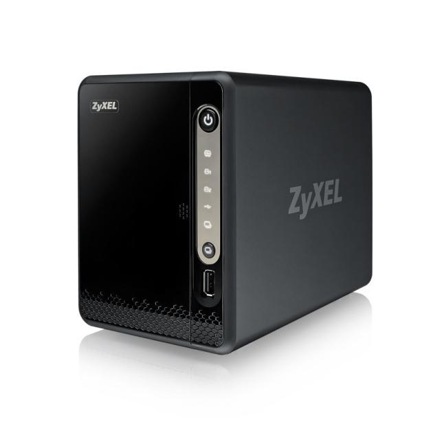 Мрежов сторидж ZyXEL NAS326, 2-bay Single Core Personal Cloud Storage, Dual Core CPU 1.3GHz, 512MB DDR3 memory, 2 SATA II 2.5"/3.5"HDD, RAID 1/0, JBOD, 2x USB 3.0 + 1x USB2.0, 1Gbps LAN, DLNA, FTP, BitTorrent Client, ownCloud/Dropbox/Memopal, smart f
