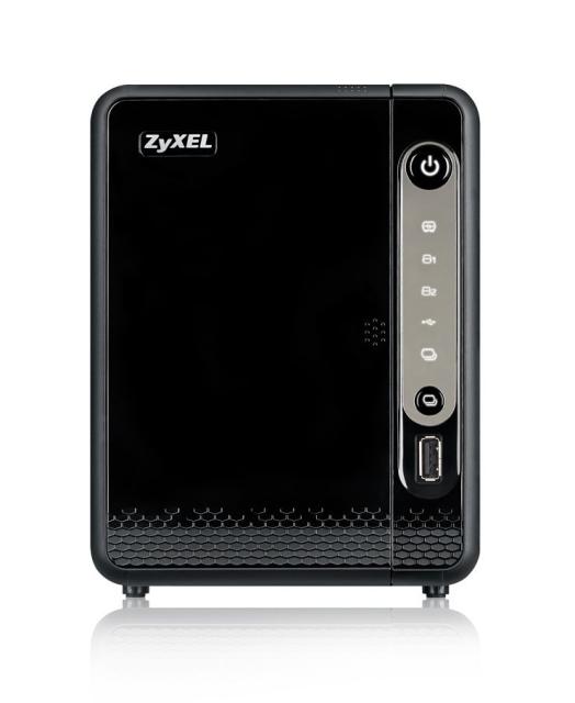 Мрежов сторидж ZyXEL NAS326, 2-bay Single Core Personal Cloud Storage, Dual Core CPU 1.3GHz, 512MB DDR3 memory, 2 SATA II 2.5"/3.5"HDD, RAID 1/0, JBOD, 2x USB 3.0 + 1x USB2.0, 1Gbps LAN, DLNA, FTP, BitTorrent Client, ownCloud/Dropbox/Memopal, smart f