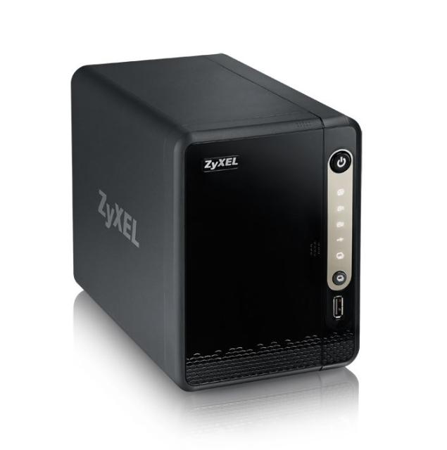 Мрежов сторидж ZyXEL NAS326, 2-bay Single Core Personal Cloud Storage, Dual Core CPU 1.3GHz, 512MB DDR3 memory, 2 SATA II 2.5"/3.5"HDD, RAID 1/0, JBOD, 2x USB 3.0 + 1x USB2.0, 1Gbps LAN, DLNA, FTP, BitTorrent Client, ownCloud/Dropbox/Memopal, smart f
