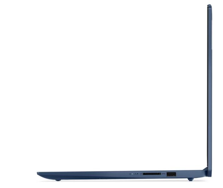 Лаптоп Lenovo IdeaPad Slim 3 15IRU8, Intel Core i3-1315U 6C (0.9 / 4.50 GHz, 10MB Cache), 15.6'' (39.62 cm) FHD, Intel UHD Graphics 64EUs, 8GB LPDDR5, 512GB M.2 NVMe SSD, Free DOS