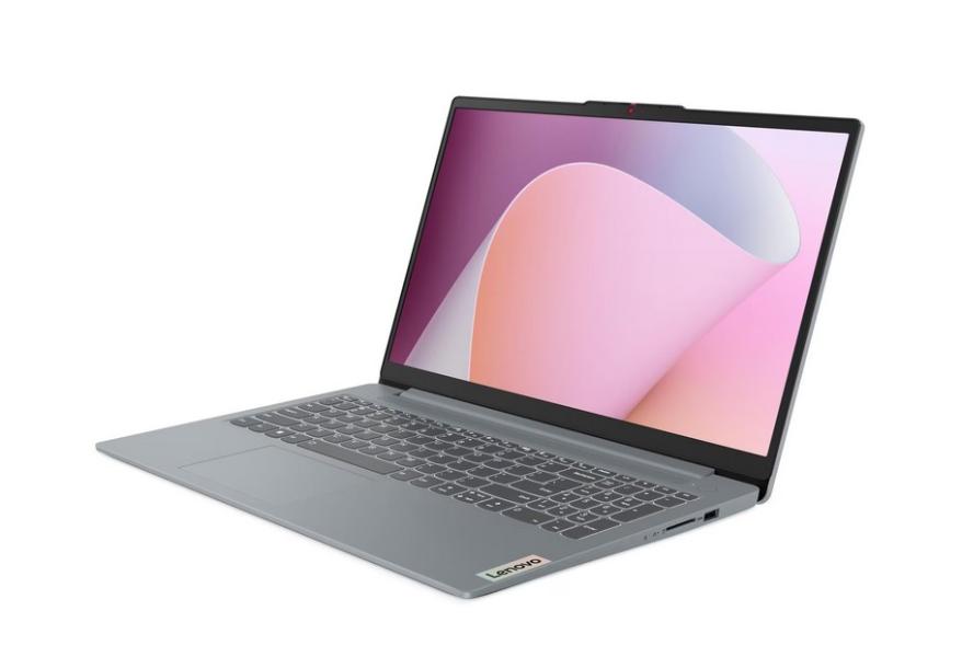 Лаптоп Lenovo IdeaPad Slim 3 15AMN8, AMD Ryzen 3 7320U 4C (2.4 / 4.1GHz, 4MB Cache), 15.6'' (39.62 cm) FHD TN, AMD Radeon 610M, 16GB LPDDR5, 512GB M.2 NVMe SSD, Free DOS