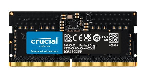 Памет Crucial 8GB DDR5 5600MHz, SODIMM, CL46, 1.1 V