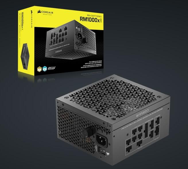 Захранваne Corsair RM1000x SHIFT, 1000W, ATX 3.1, PCIe 5.1, 80+ GOLD, Fully Modular