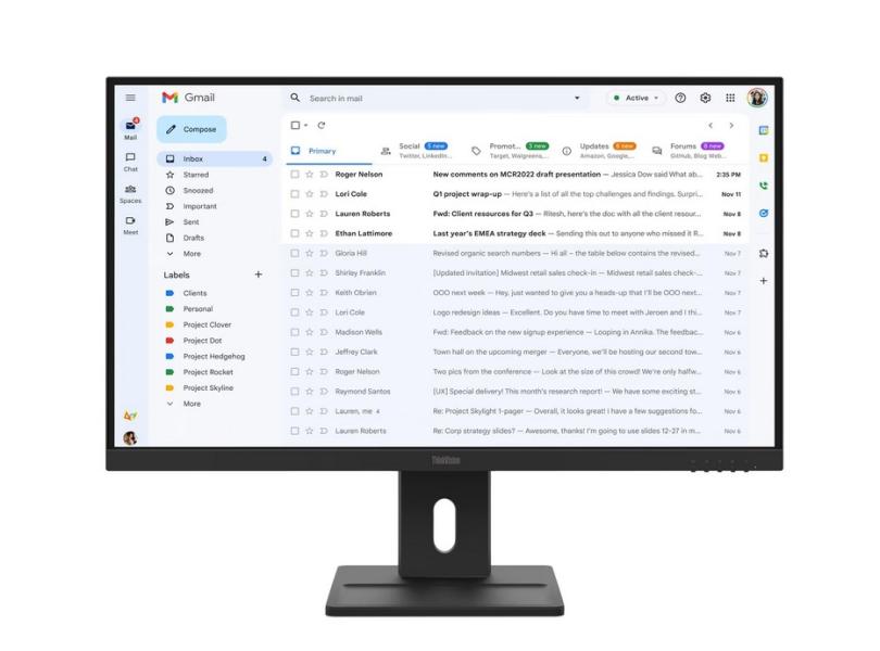 Монитор Lenovo ThinkVision E27-40, 27.0" (68.58 cm) FHD WLED IPS, 4ms (GtG), 100Hz, 300 cd/m², VGA, HDMI, DP, Tilt, Swivel, Pivot, Height Adjust Stand