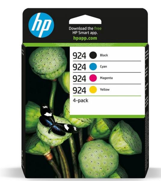 Консуматив HP 924 BK/C/M/Y Original Ink Cartridge 4-Pack