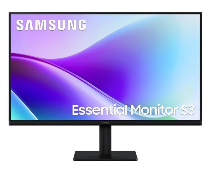 Монитор Samsung Essential S3 S32GF, 27" (68.58 cm) FHD IPS AG, 120Hz, 5ms, 250cd/m2, HDMI, Flicker-free, Eye Saver Mode, Tilt, Super Slim Desig