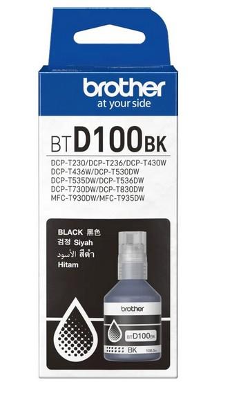 Мастило за Brother BTD100BK, MFC-T930DW, DCP-T830DW/T730DW/T530DW/T430W, DCP-T230, Black -  7 500 pages